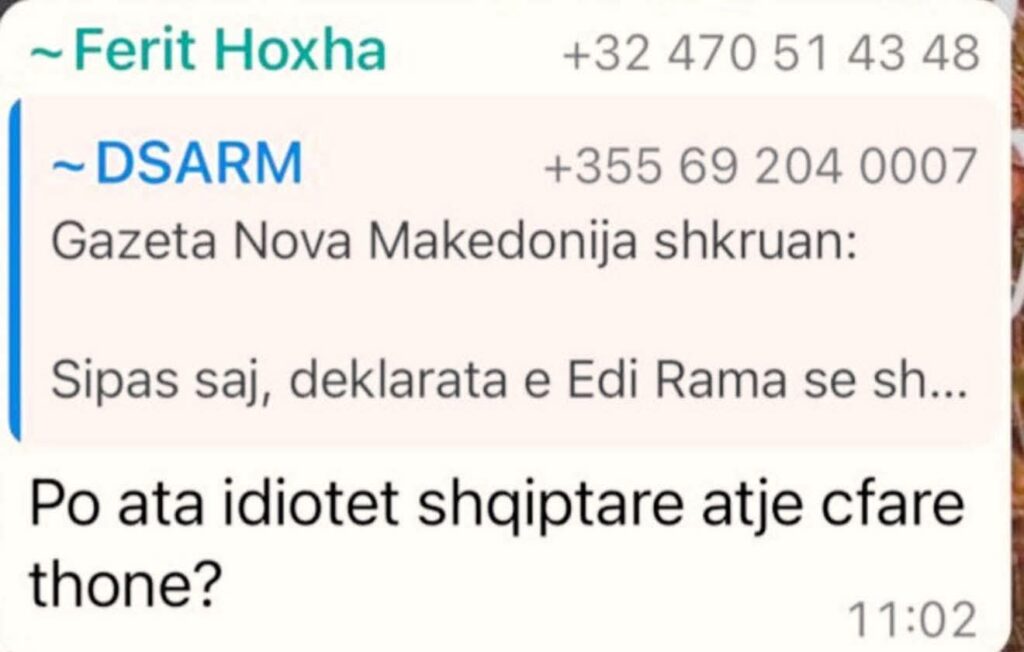 Pas vëllait me tenderat e AKSHI  Ferit Hoxha përfshihet në një tjetër skandal diplomatik