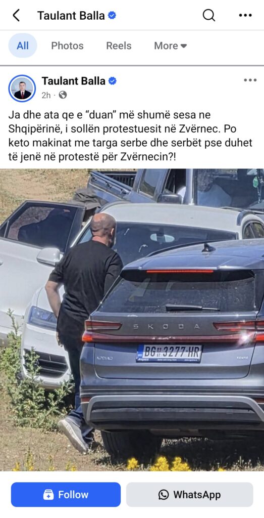Balla hedh dyshime: Këta që protestojnë janë serbë dhe të li
