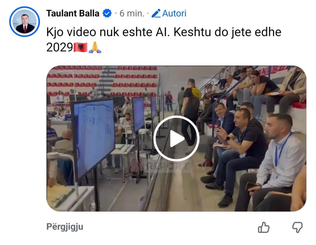 Taulant Balla reagon pas protestës  Në 2029 do fitojmë sërish thellë